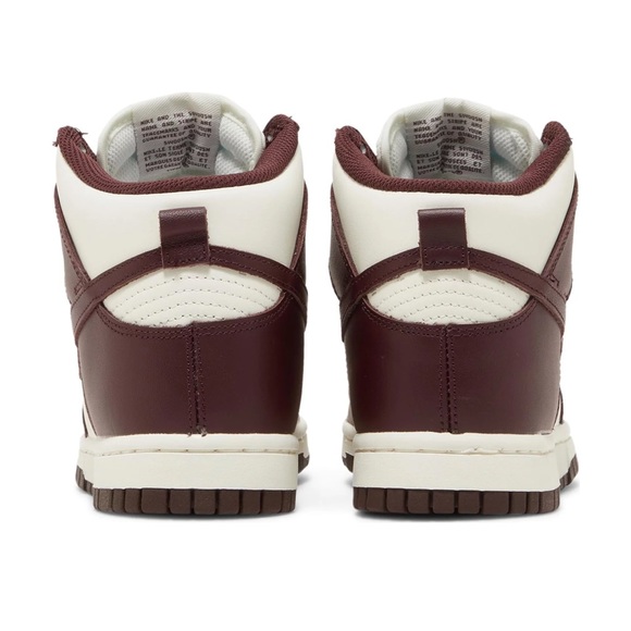 Nike Dunk High Burgundy Crush Sneakers - Picture 2 of 9